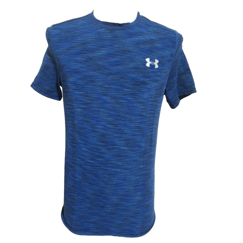 Under Armour HeatGear Men's Medium Royal Blue Fitted Stretch Athletic T-Shirt